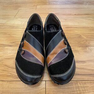 L'Artiste by Spring Step Burbank Womens Leather Comfort Clogs Shoes sz 39 US 8.5